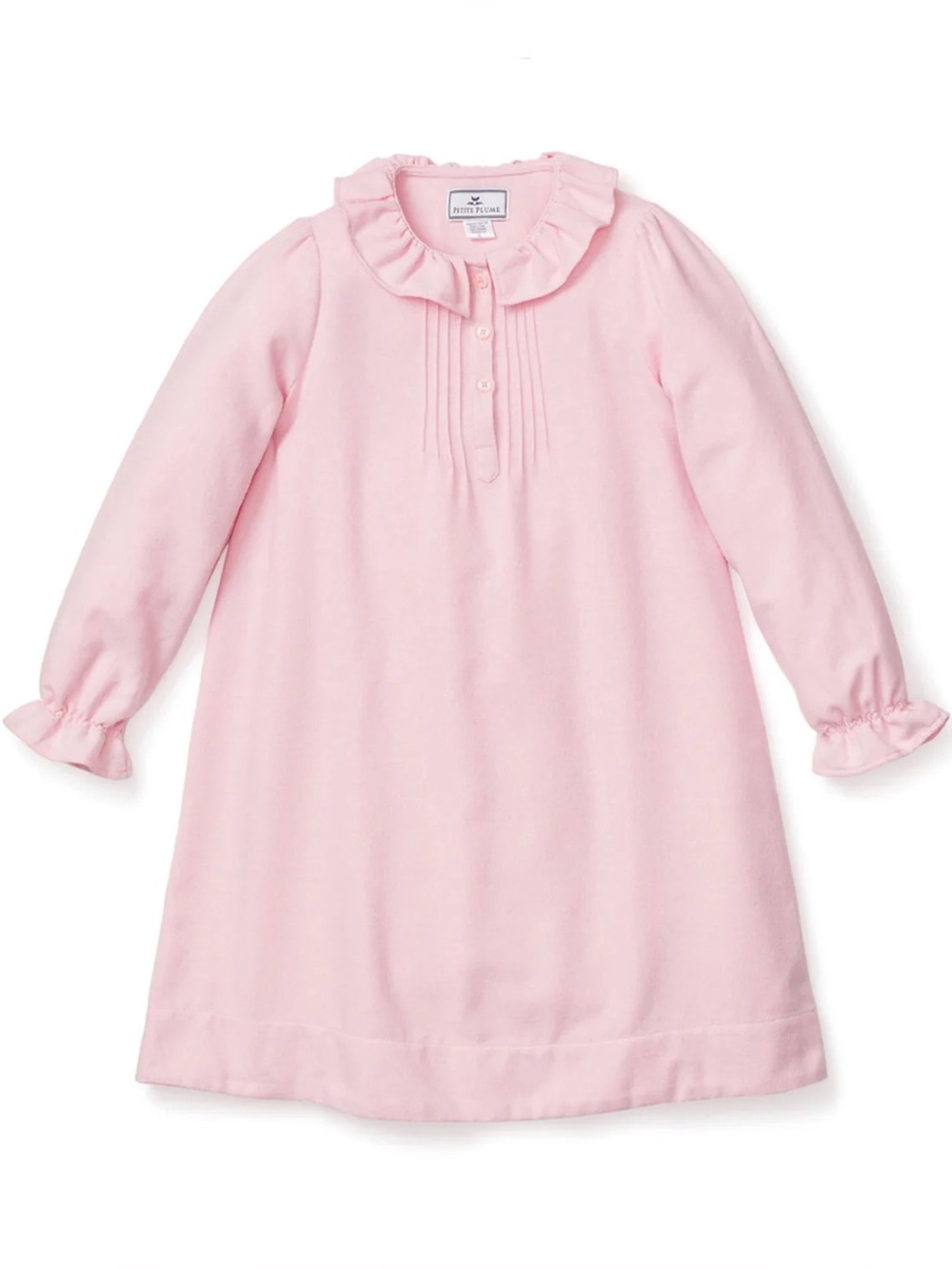 Petite Plume Girl’s Flannel Victoria Nightgown
